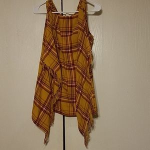 Womens vest with hood